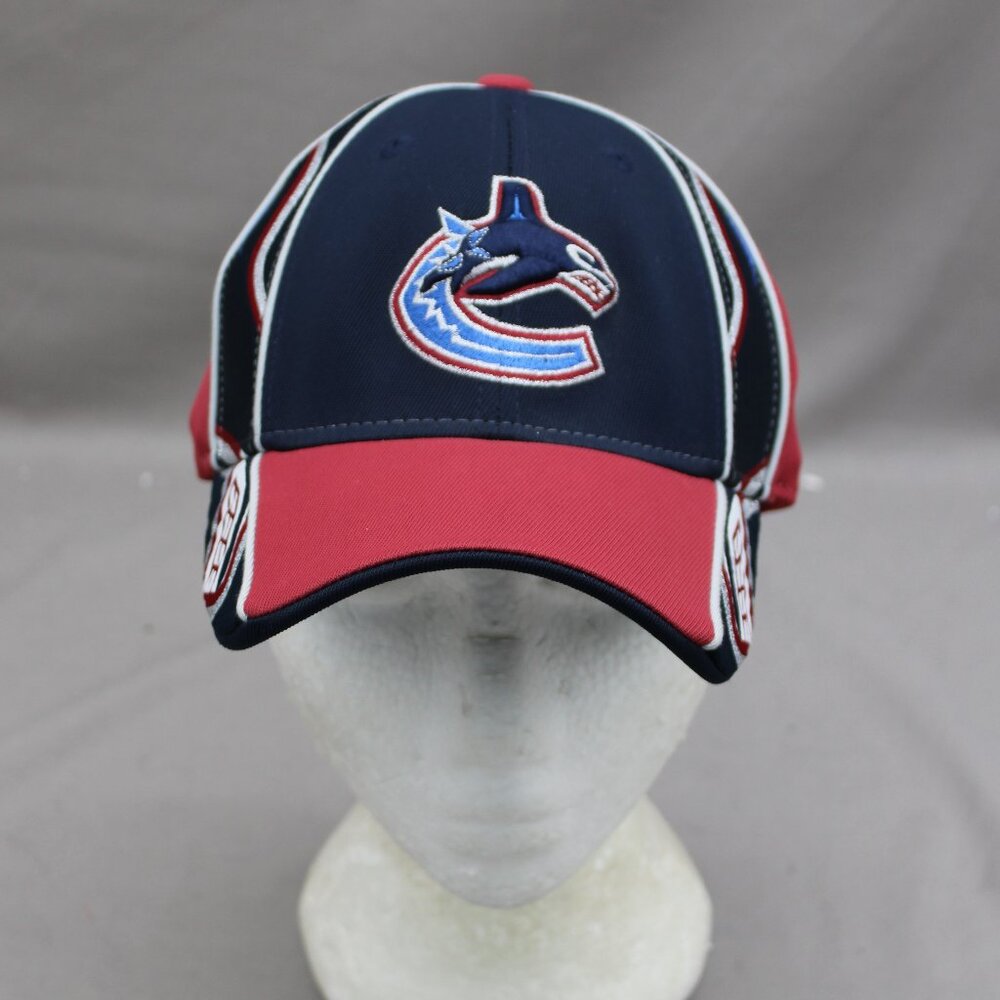 Vancouver Cancuks Hat (VTG) - Orca Logo by CCM - Adult Stretch Fit